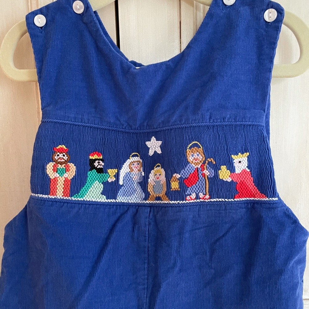 Anavini hand smocked longall 3T